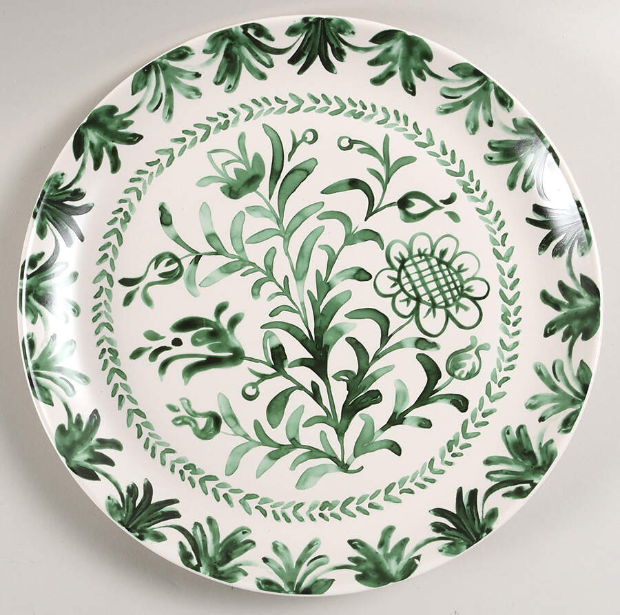 Sicily Green Dinner Plate by Fitz & Floyd-1