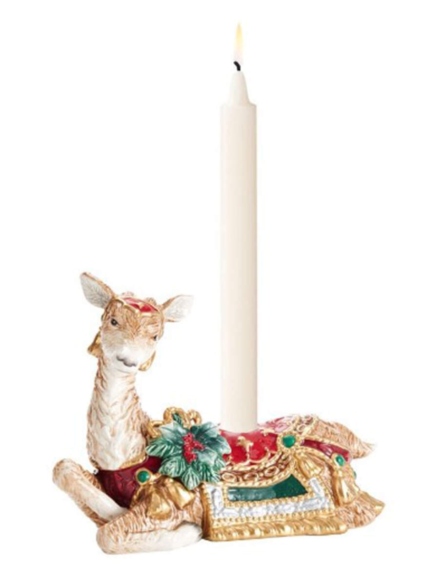 Noel Holiday Figural Candlestick by Fitz and Floyd-1