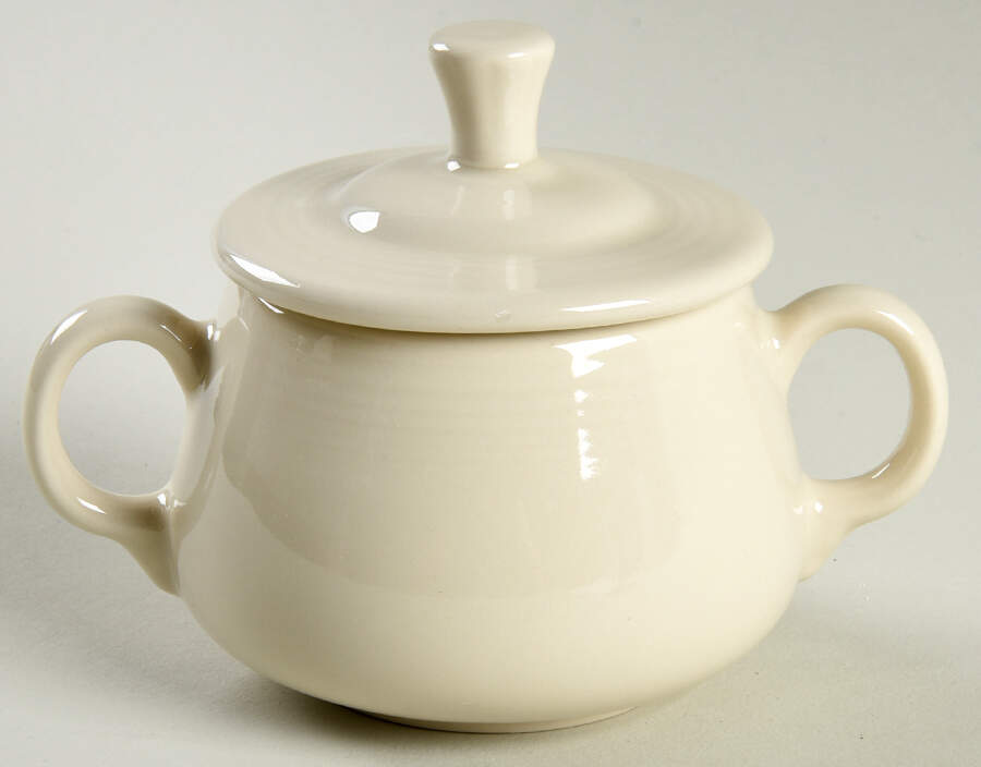 Fiesta Linen (Intro 2025) Sugar Bowl & Lid by Fiesta Tableware Company-1