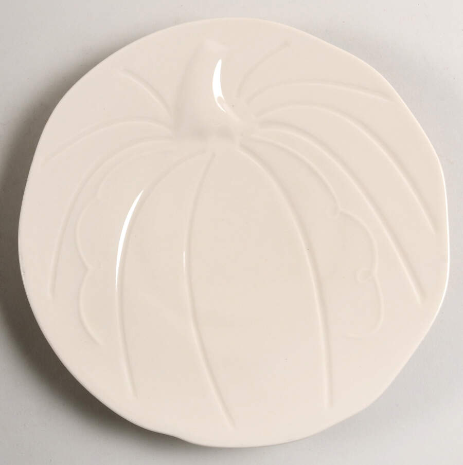 Fiesta Linen (Intro 2025) Pumpkin Shaped Plate by Fiesta Tableware Company-1