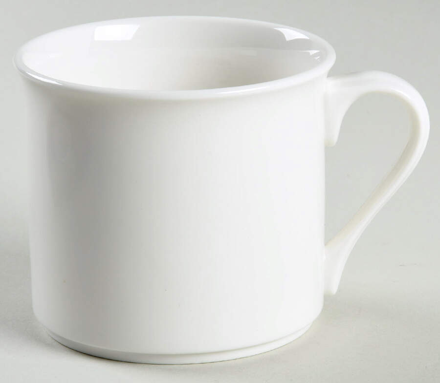 Correlations-White Flat Cup by Fitz & Floyd-1