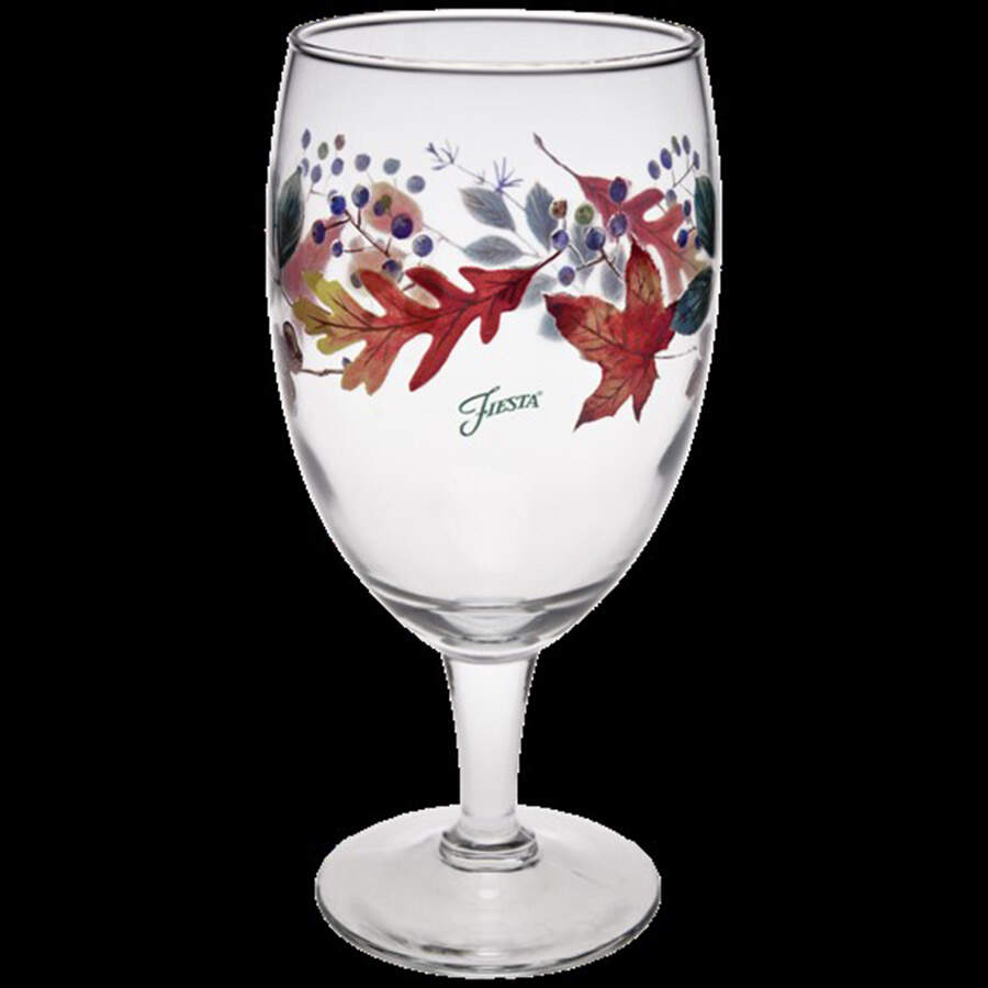 Fiesta Autumn Fields Glassware Goblet by Fiesta Tableware Company-1