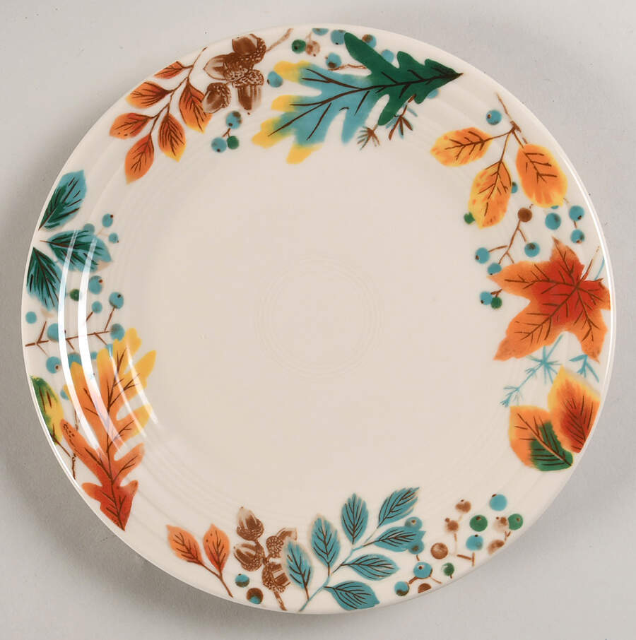 Fiesta Autumn Fields Luncheon Plate by Fiesta Tableware Company-1