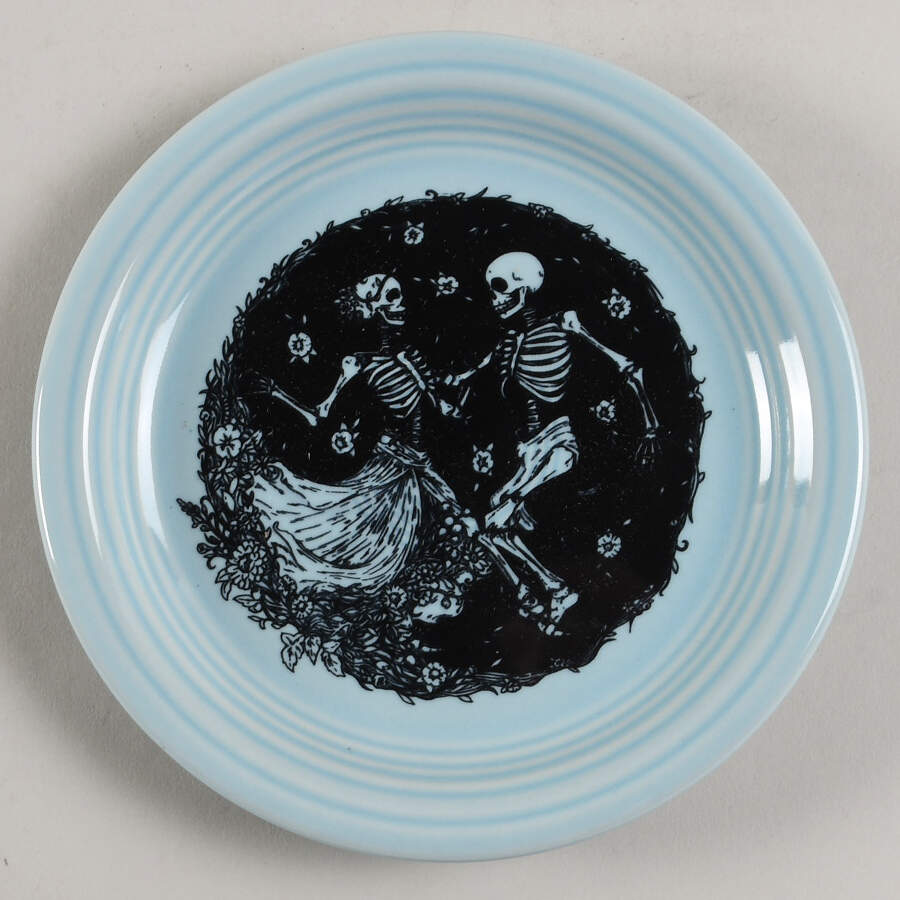 Fiesta Skeleton Duet Bread & Butter Plate by Fiesta Tableware Company-1