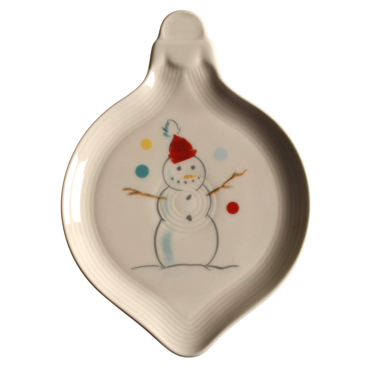 Fiesta Jolly Christmas Ornament Shaped Plate by Fiesta Tableware Company-1