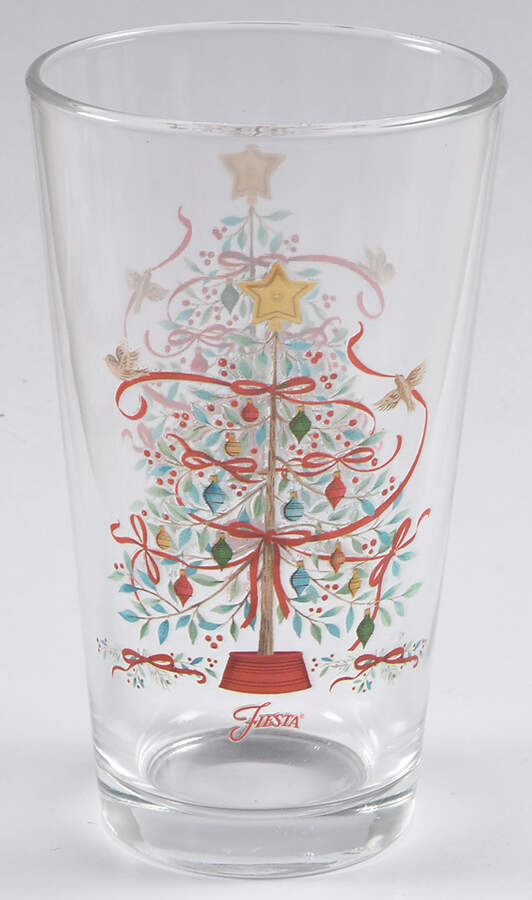 Elegant Holiday Themed Wine Glass Christmas Tree Shape