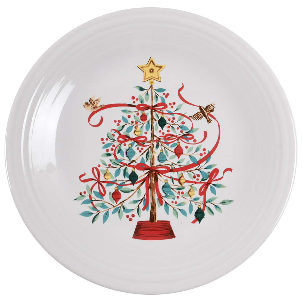 Fiesta Holly Berry Christmas Tree Dinner Plate by Fiesta Tableware Company-1