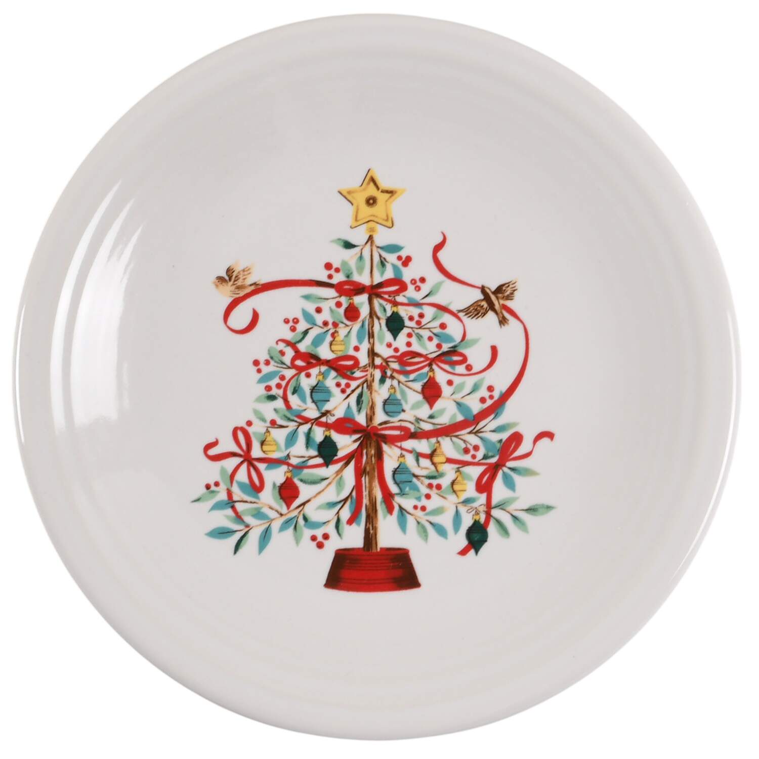 Fiesta Holly Berry Christmas Tree Salad Plate by Fiesta Tableware Company-1