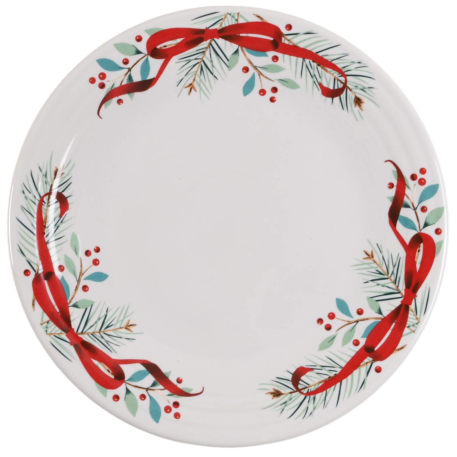 Fiesta Holly Berry Christmas Garland Luncheon Plate by Fiesta Tableware Company-1