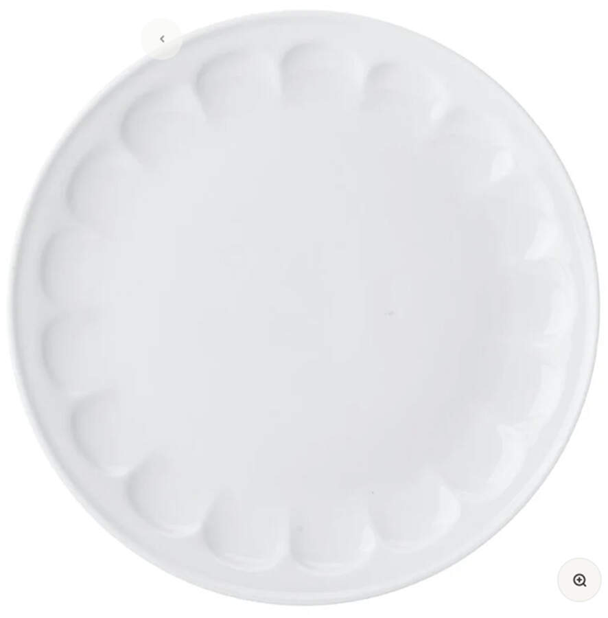 Everyday White Vintage Dinner Plate by Fitz and Floyd-1