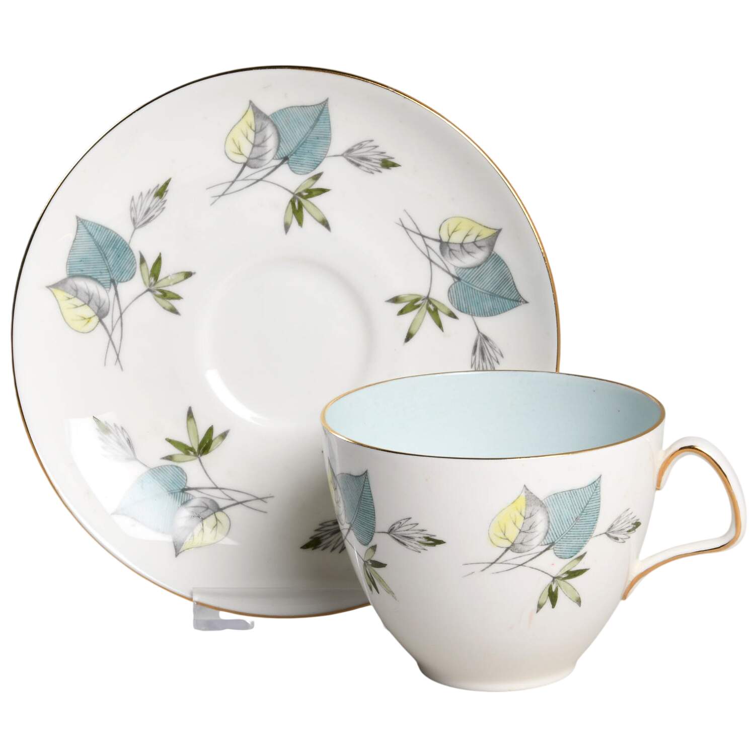 Wind Flower Flat Cup & Saucer Set by Foley-1