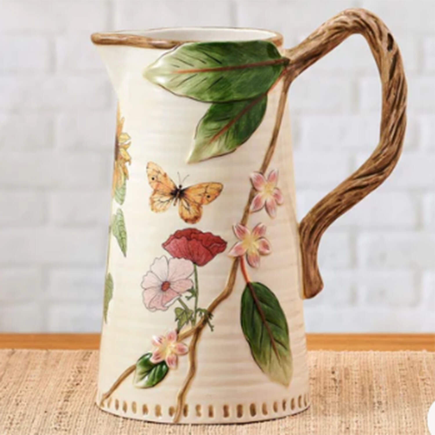 Provence Sunflower Pitcher by Fitz and Floyd-1
