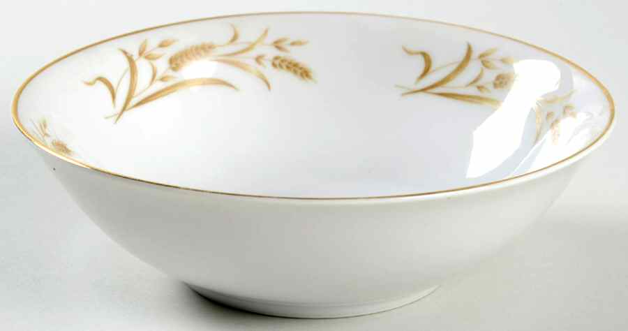 Golden Wheat (Gold Trim) Coupe Cereal Bowl by Gambles Import-1