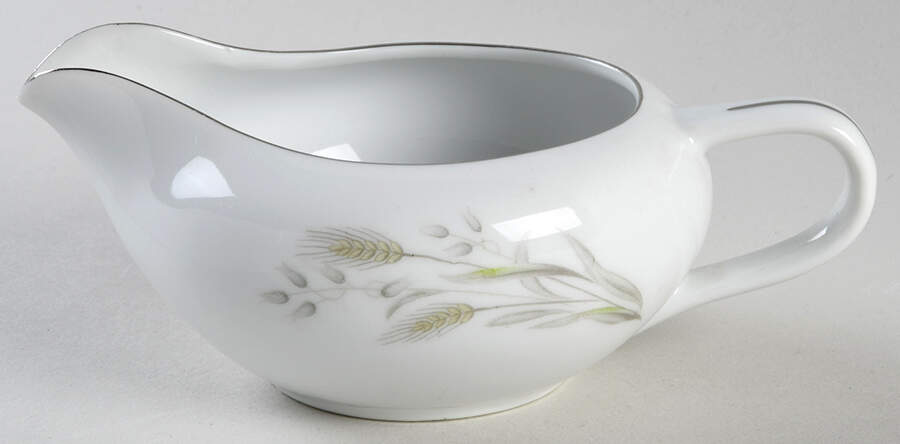 Golden Wheat (Platinum Trim) Creamer by Gambles Import-1