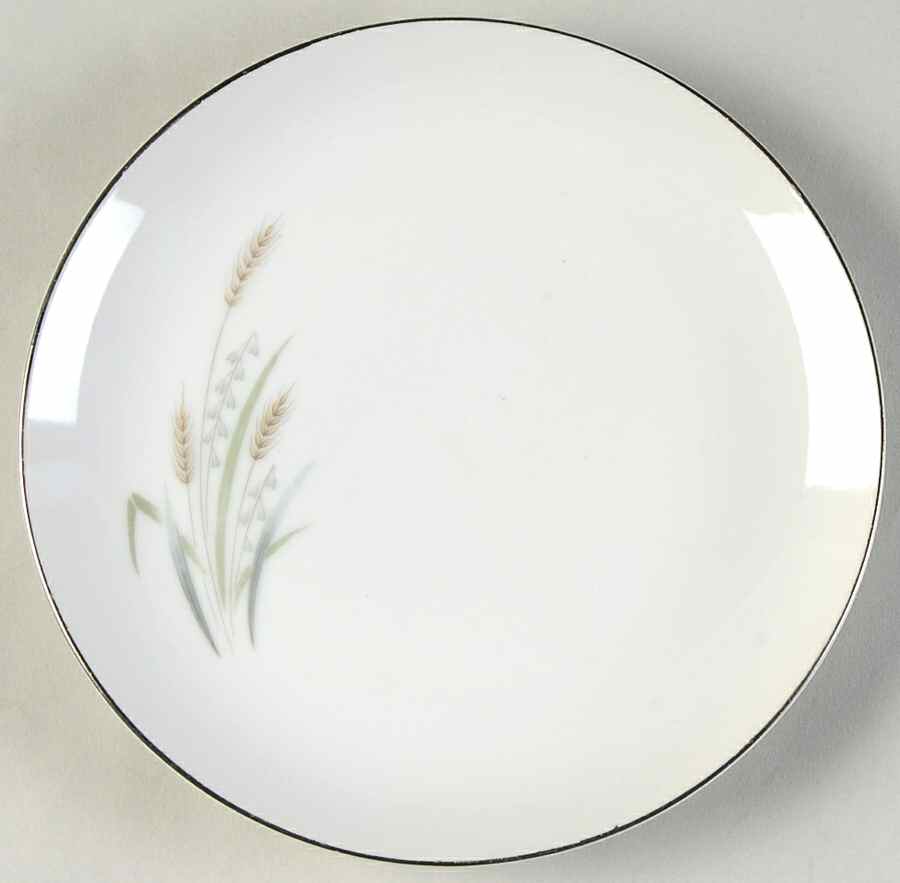 Wintry Wheat Bread & Butter Plate by Gambles Import-1