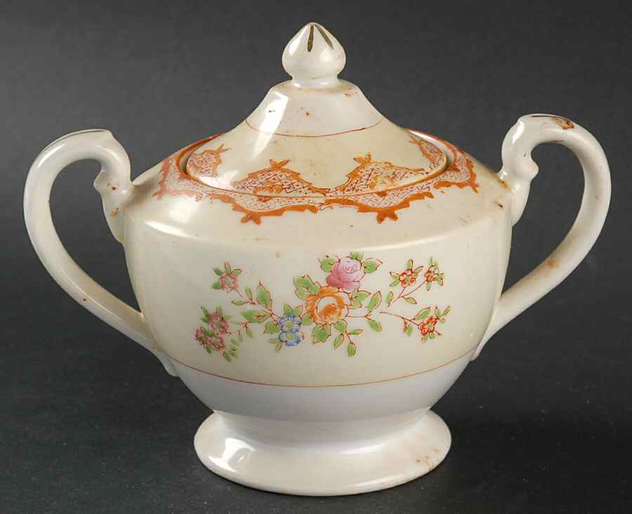 GAR1 Sugar Bowl & Lid by Garden (Japan)-1