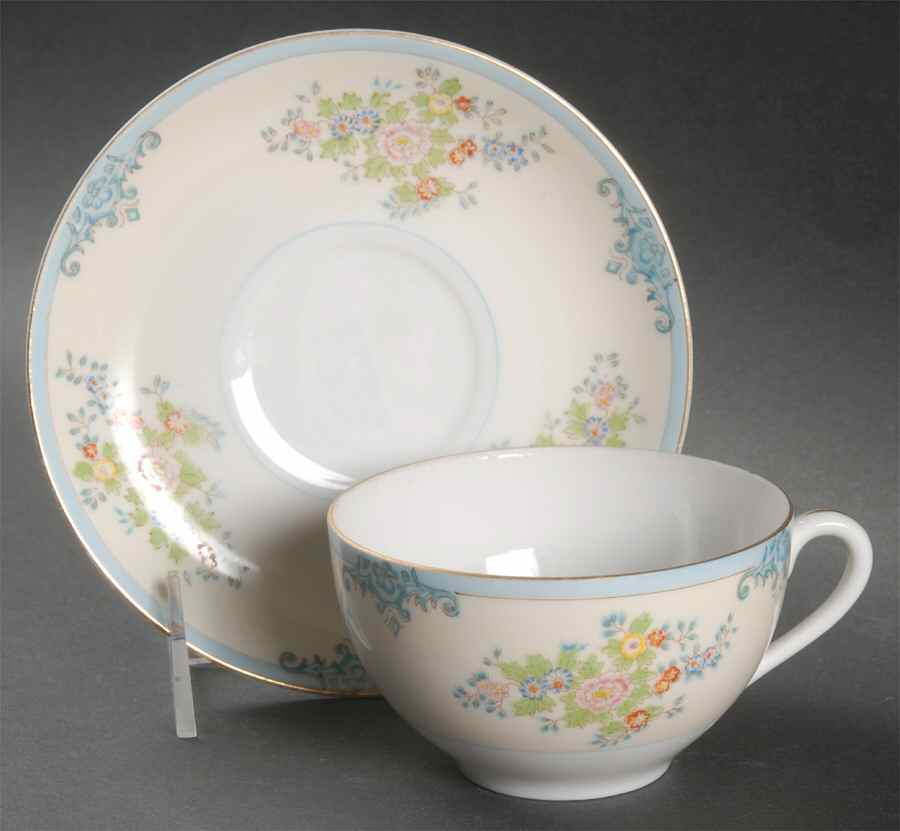 GCA1 Flat Cup & Saucer Set by Gold Castle-1
