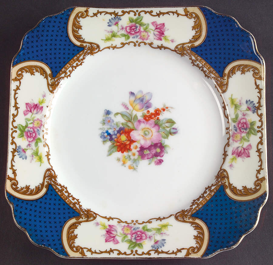 GCA2 Square Salad Plate by Gold Castle-1