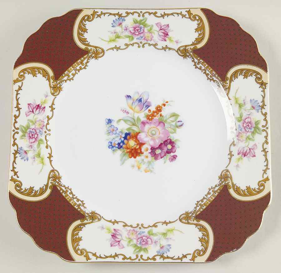 GCA3 Square Salad Plate by Gold Castle-1