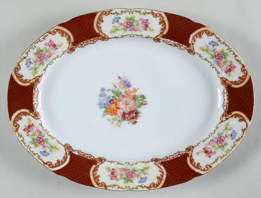 GCA3 12" Oval Serving Platter by Gold Castle-1