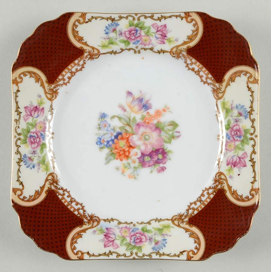 GCA3 Square Salad Plate by Gold Castle-1