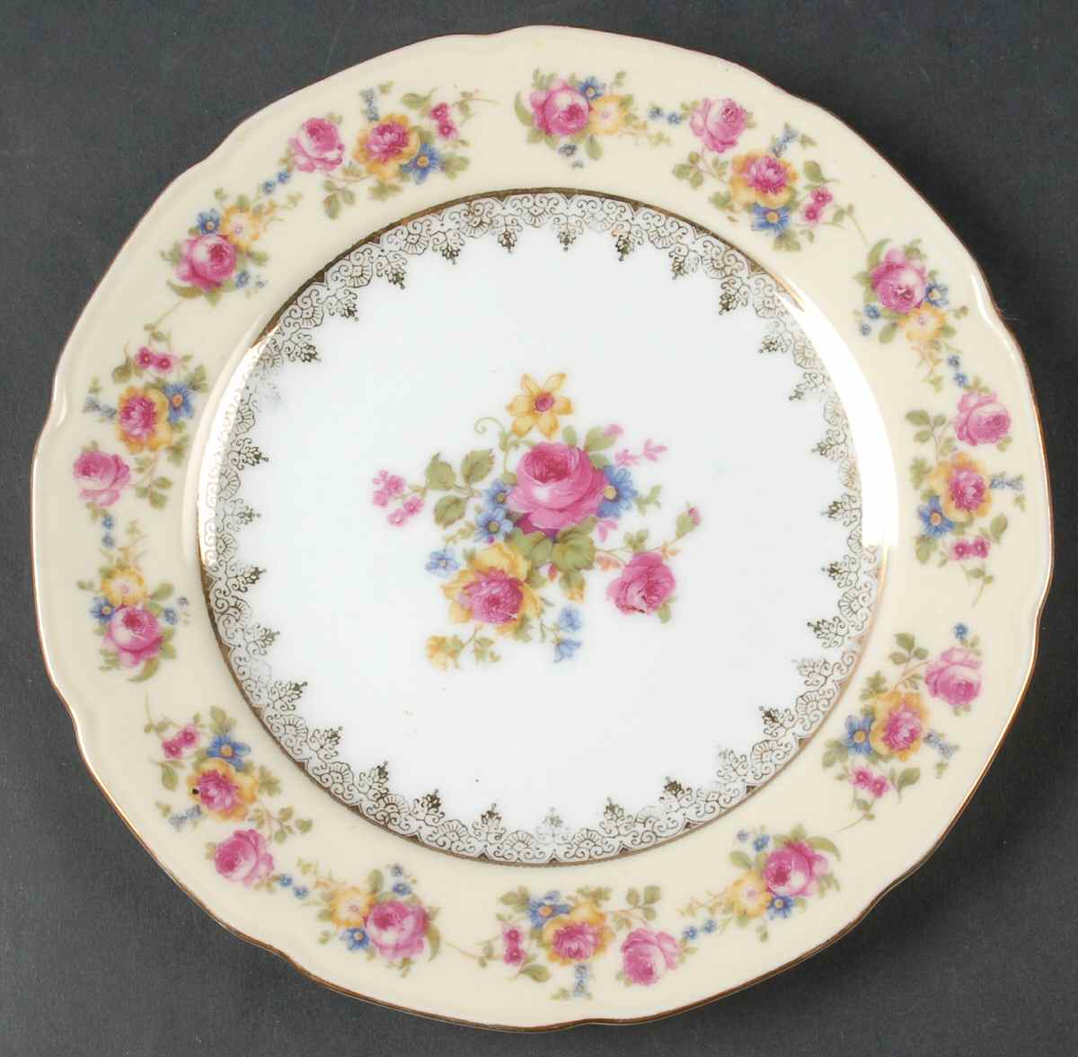 Hostess Salad Plate by Gold Castle-1