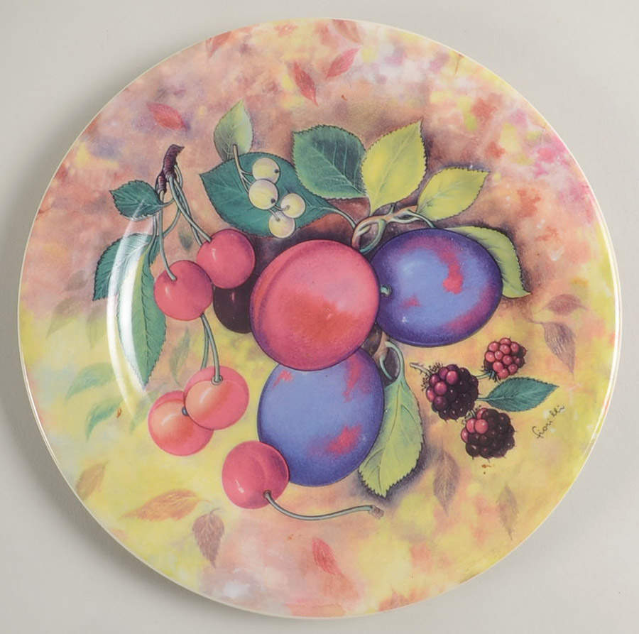 Still Life Salad/Dessert Plate by Godinger-1
