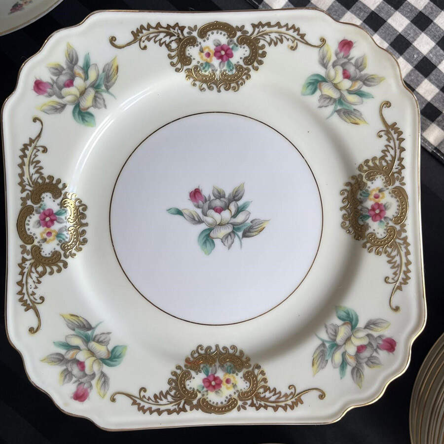 Ecstacy Square Salad Plate by Gold Coast-1