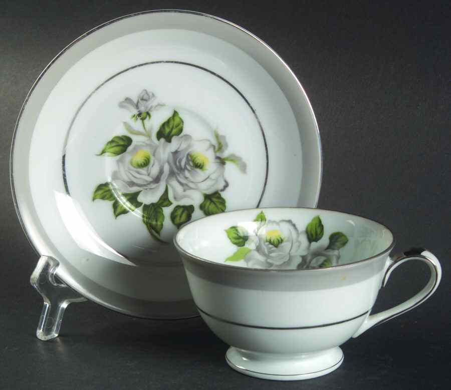 First Love Footed Cup & Saucer Set by Gold Coast-1