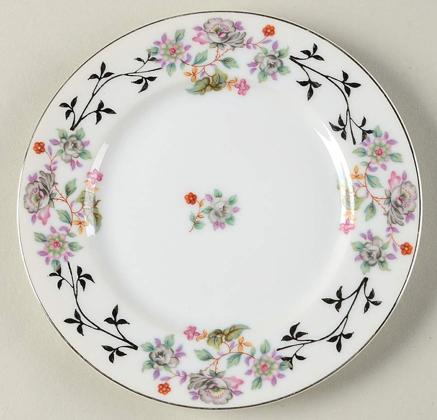 Floral Bread & Butter Plate by Gold Coast-1