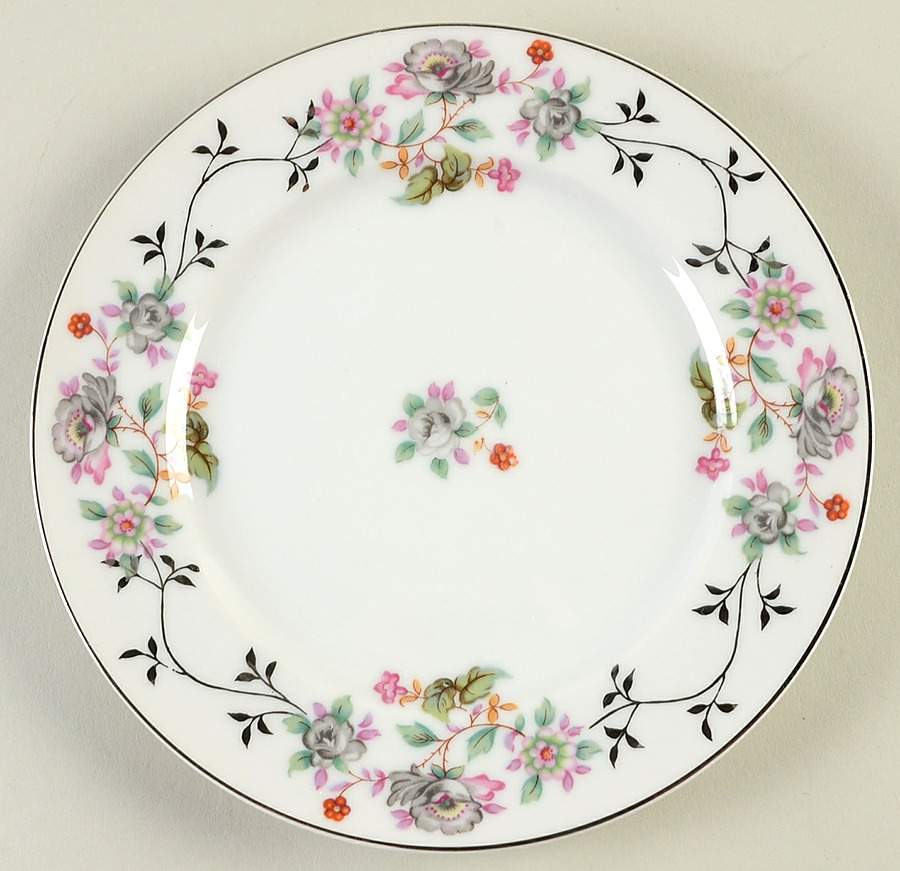 Floral Salad Plate by Gold Coast-1