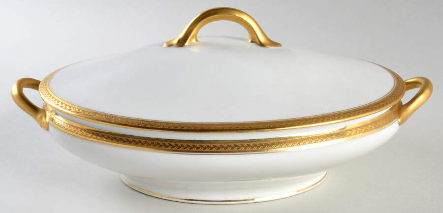 GDA27 Oval Covered Vegetable by Gerard, Dufraisseix & Abbot-1