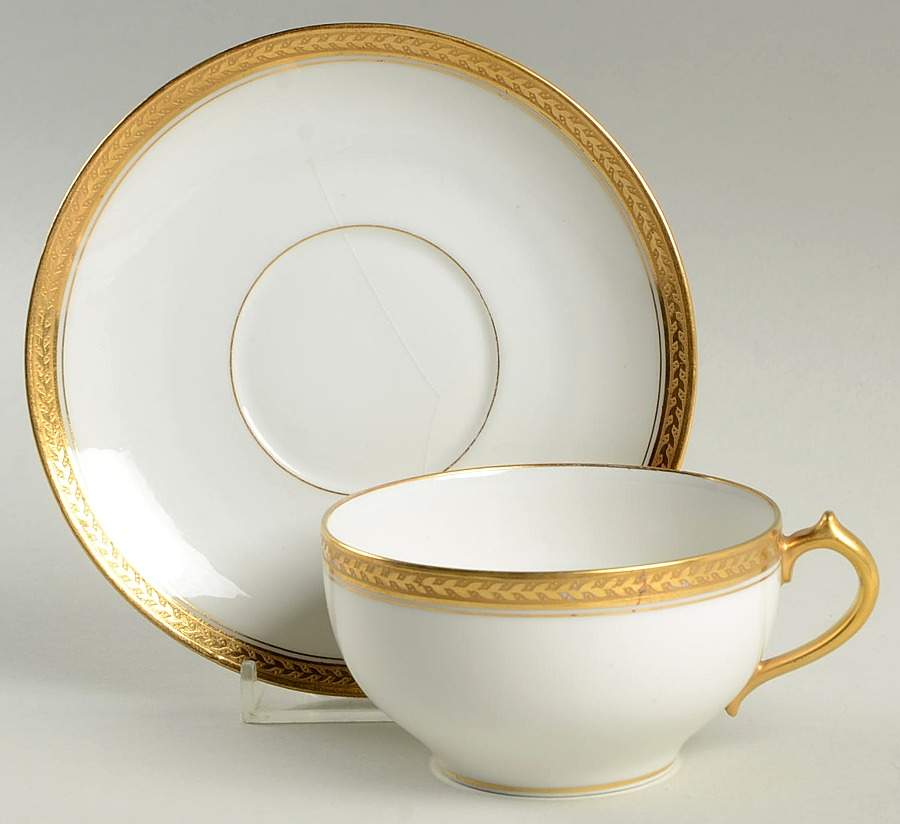 GDA27 Flat Cup & Saucer Set by Gerard, Dufraisseix & Abbot-1