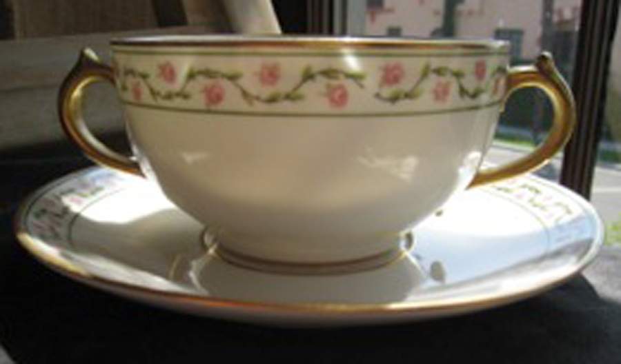 GDA30 Footed Bouillon Cup & Saucer by Gerard, Dufraisseix & Abbot-1