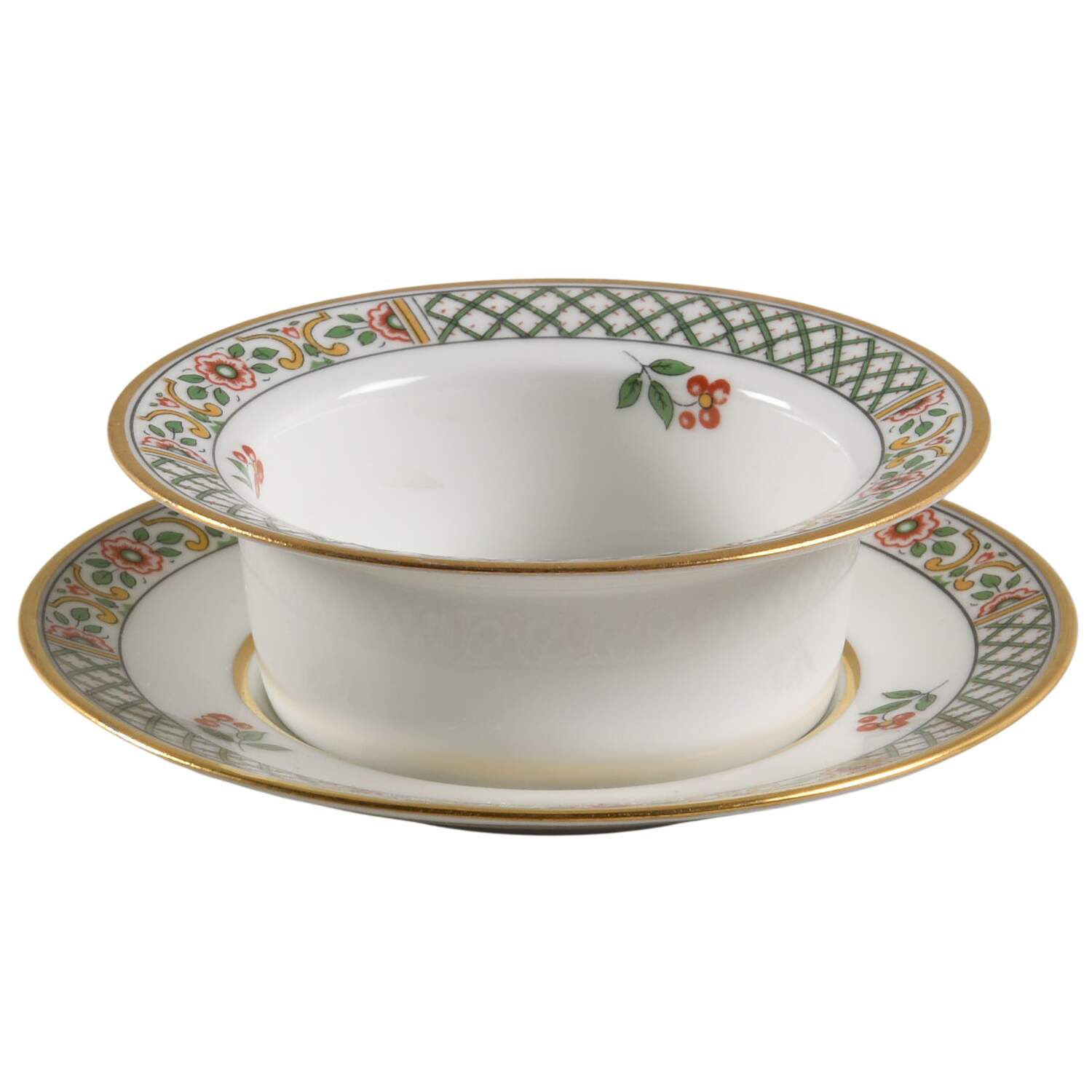 GDA31 Ramekin & Saucer Set by Gerard, Dufraisseix & Abbot-1
