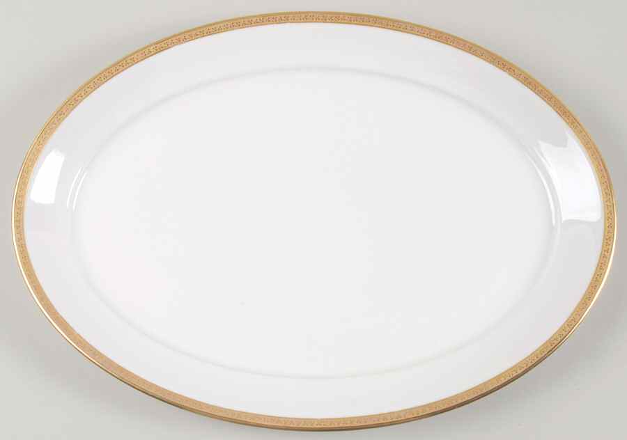 GDA34 15" Oval Serving Platter by Gerard, Dufraisseix & Abbot-1