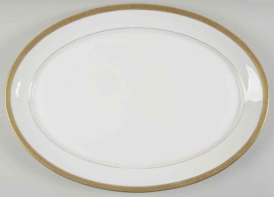 GDA35 19" Oval Serving Platter by Gerard, Dufraisseix & Abbot-1