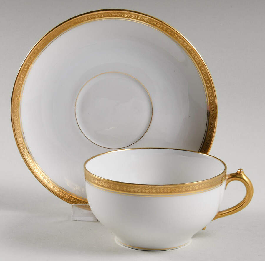 GDA40 Flat Cup & Saucer Set by Gerard, Dufraisseix & Abbot-1