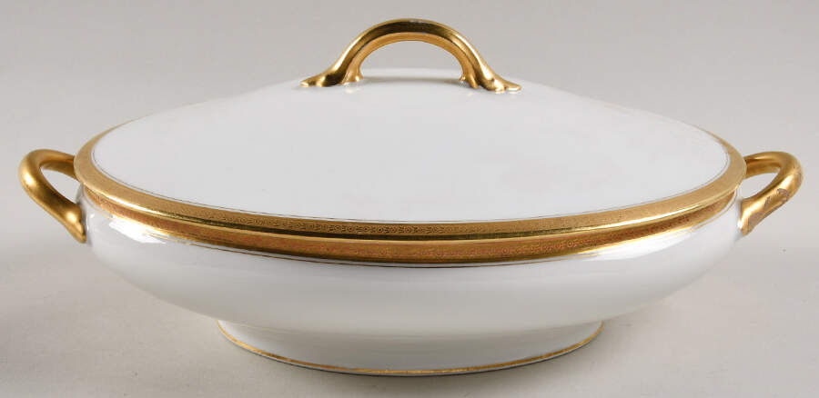 GDA40 Oval Covered Vegetable by Gerard, Dufraisseix & Abbot-1