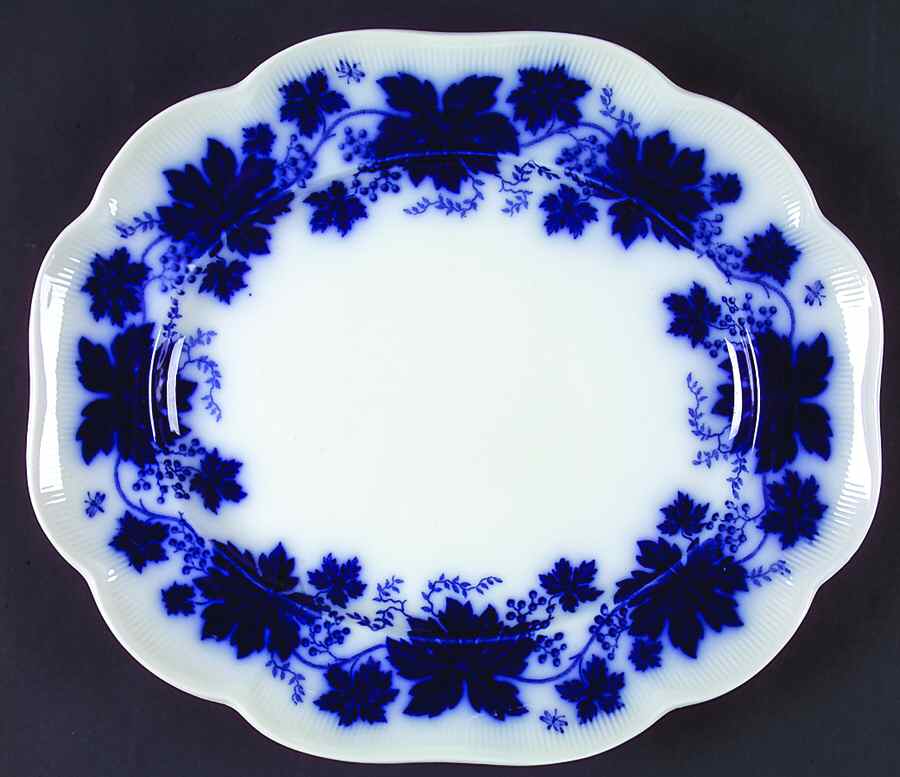 Vinranka 13" Oval Serving Platter by Gefle-1