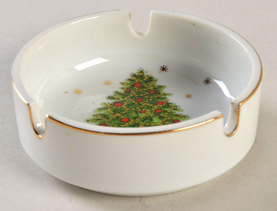 Christmas Tree (Smooth) Small Ashtray by George Good-1