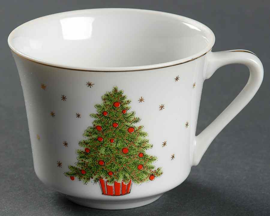 Christmas Tree (Smooth) Flat Cup by George Good-1