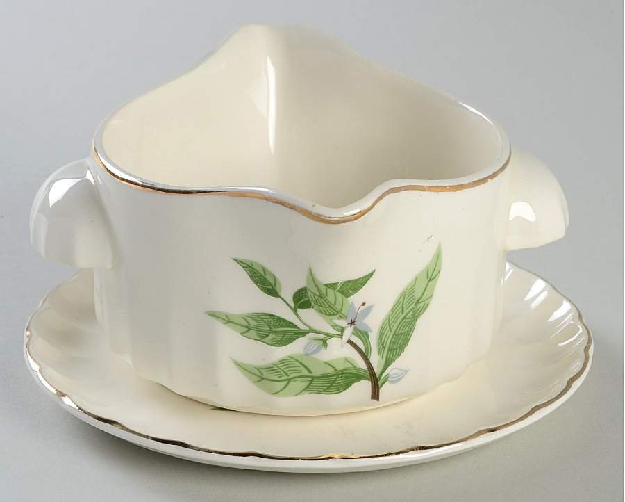 B8760 Gravy Boat & Underplate by WS George-1