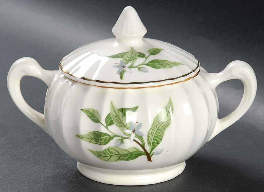B8760 Sugar Bowl & Lid by WS George-1