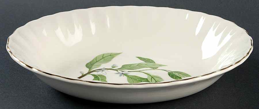 B8760 9" Oval Vegetable Bowl by WS George-1