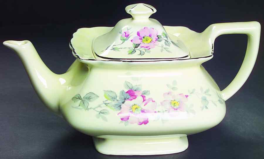 Blossoms Teapot & Lid by WS George-1