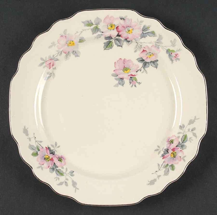 Blossoms Luncheon Plate by WS George-1