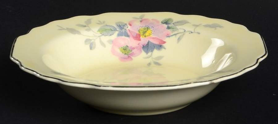 Blossoms Rim Fruit/Dessert (Sauce) Bowl by WS George-1
