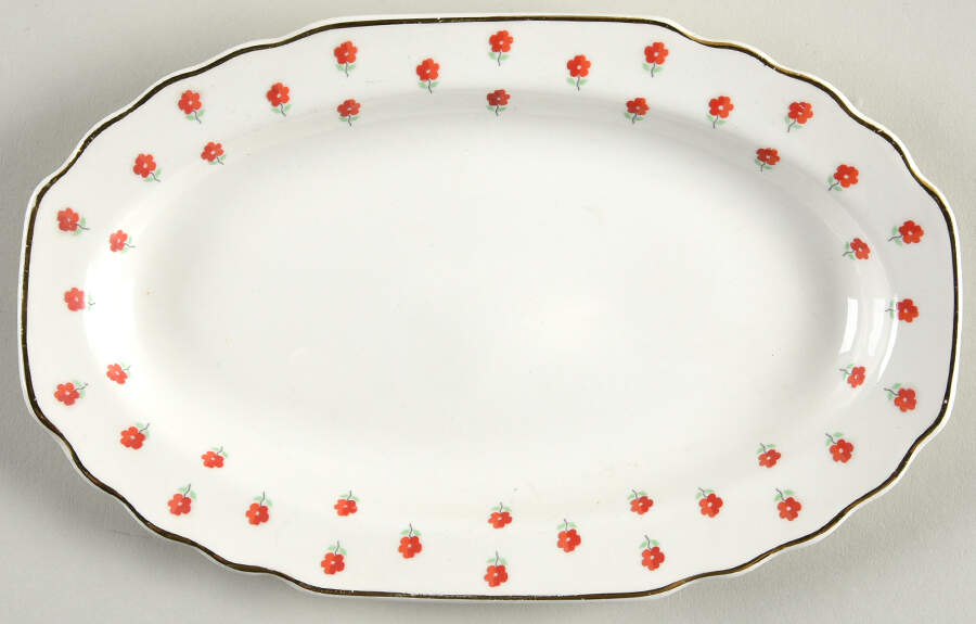 Blushing Rose Dalrymple (Lido) Relish/Gravy Underplate by WS George-1