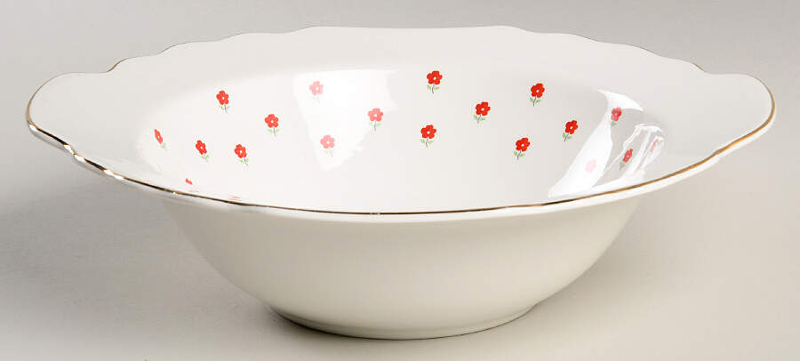 Blushing Rose Dalrymple (Lido) Round Vegetable No Lid by WS George-1